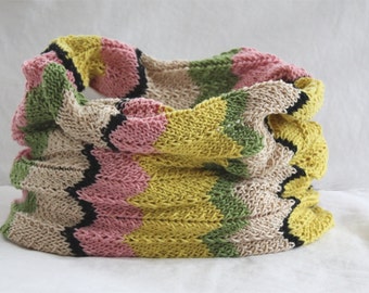 KNITTING PATTERN- Spring Cowl knitting pattern PDF.