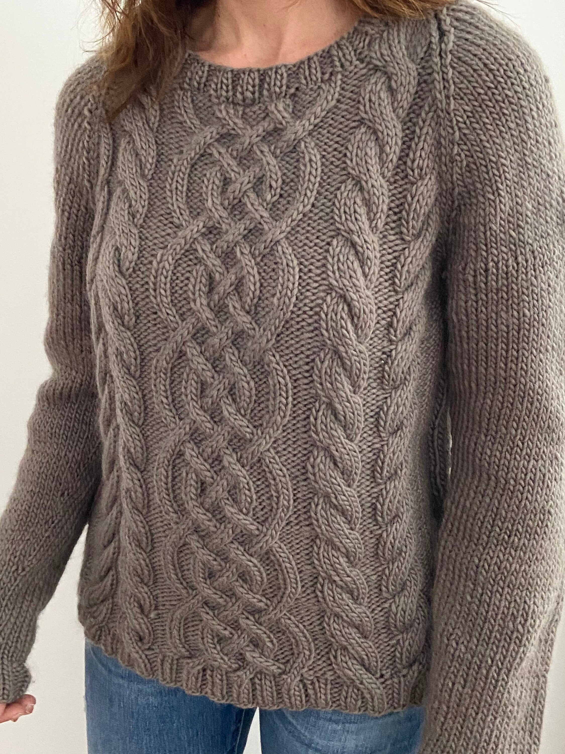 KNITTING PATTERN- the Weekend Pullover. Sizes Xs-4x