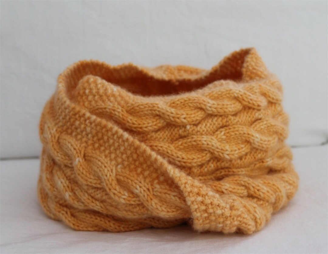 Reversible Cable Cowl Knitting Pattern: Snood Infinity Scarf (PDF ...