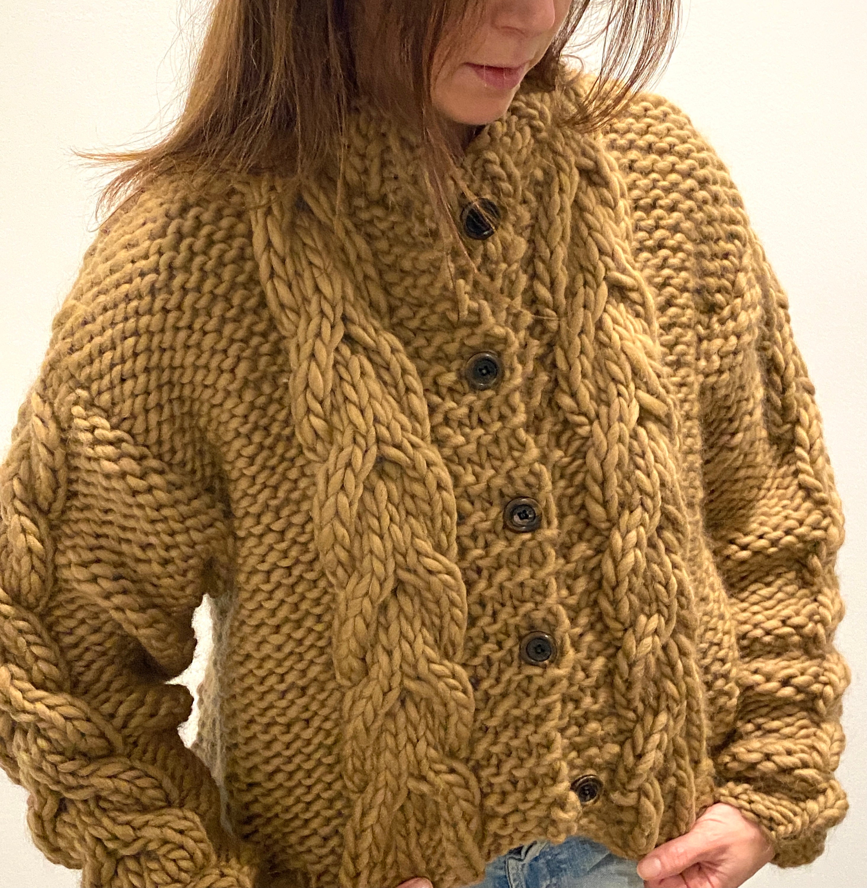 O Project カーディガン chunky knitted cardigan KNITTING DIARIES | knitting the coziest chunky cardigan - YouTube