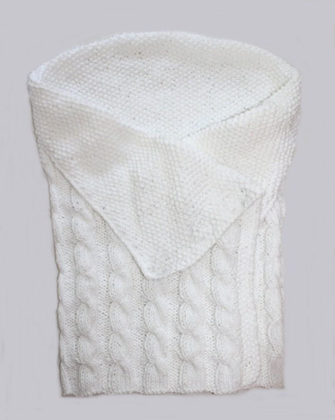 Baby KNITTING PATTERN Swaddle Me Baby Bunting Blanket PDF Etsy