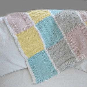 Knitting PATTERN- Cozy Baby Blanket PDF knitting pattern