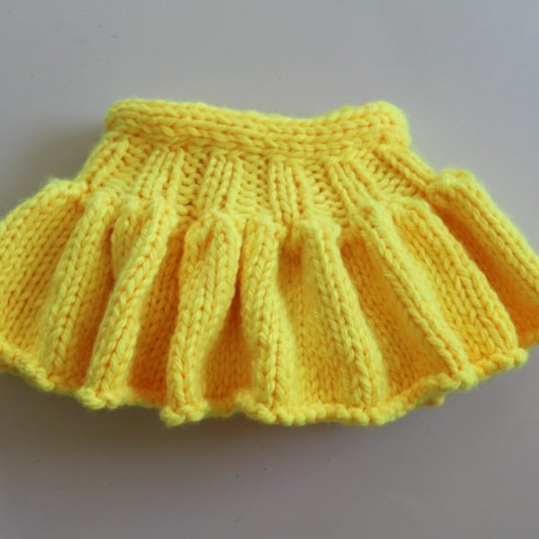 Skirt Pattern- Girl's Tutu Skirt knitting pattern (baby, toddler, child) Sizes 1-8 years/ DIY