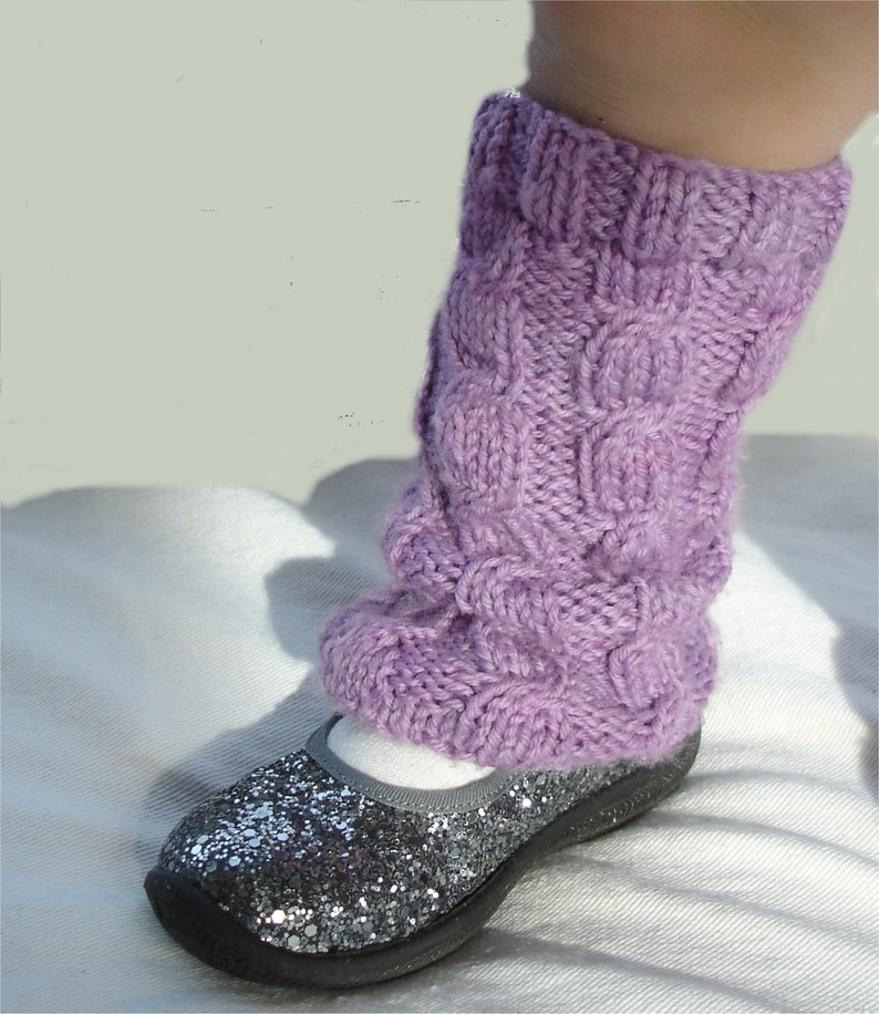 Knitting PATTERN Cabled Leg Warmers PDF Etsy