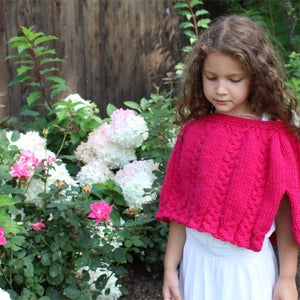 KNITTING PATTERN- The Lexi Cape (toddler, child and adult sizing).  Poncho.  Cape. Wrap