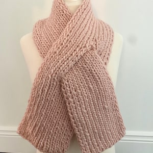KNITTING PATTERN- Pink Ribbon Scarf. Knitting pattern download
