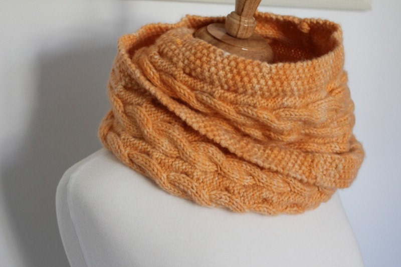 Reversible Cable Cowl Knitting Pattern (PDF) - Etsy Australia