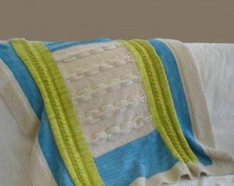 Strickanleitung - Patchwork Babydecke 2 PDF