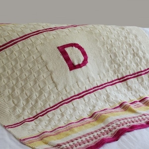 Toddler Blanket Knitting Pattern: Chunky Yarn (Digital Download)