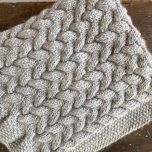 MODELLO LAVORO A MAGLIA - La coperta afghana James. Coperta per passeggino. Modello di coperta per bambini.