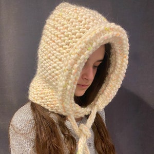 KNITTING PATTERN- Knitted Hood.  Snood bulky knitting pattern