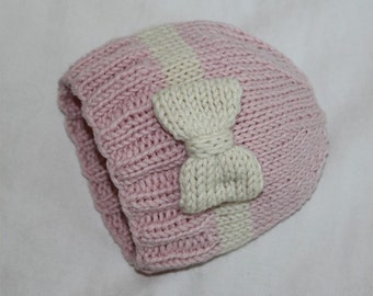 PDF KNITTING PATTERN- Baby Girl Slouchy Hat (6 months- 4 years)