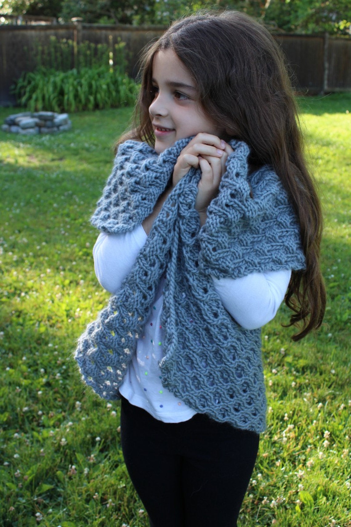 KNITTING PATTERN Reversible Wrap Vest Sizes baby child Etsy