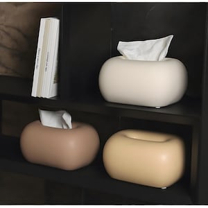 Minimalistischer Keramik Taschentücher Halter | Moderne Keramik Tissue Box Cover für Home Office Decor