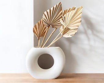 Modern keramisk vas: Minimalistisk boho heminredning