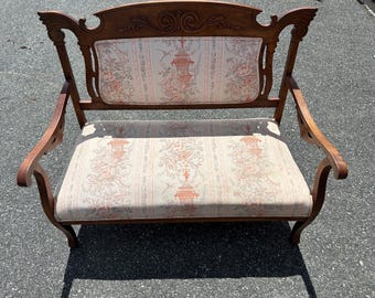 Vintage Japanese Inspired Settee