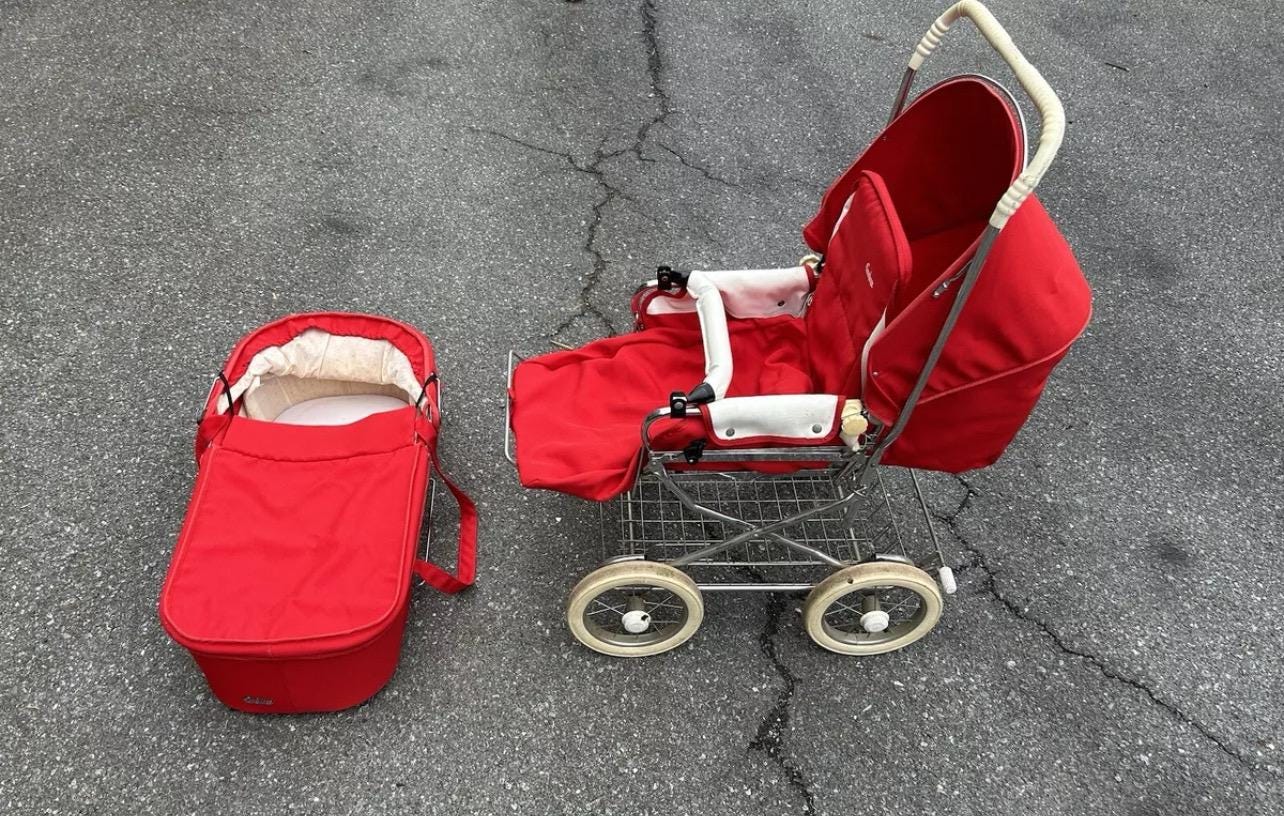 Vintage Swedish Emmaljunga Stroller