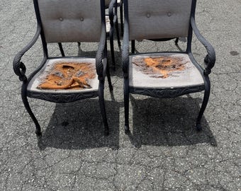 Heavy Cast Aluminum Highend Hanamint Patio Chairs *~