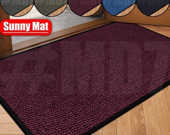 Door Mat Heavy Duty Barrier Rubber Entrance Non-Slip Floor Rugs Kitchen Floor Mat Hallway Runner