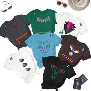 Funny Characters Matching Shirts, Characters Family Trip Shirt, Halloween Costume Matching T-Shirt, Musical Movie Group Shirt
