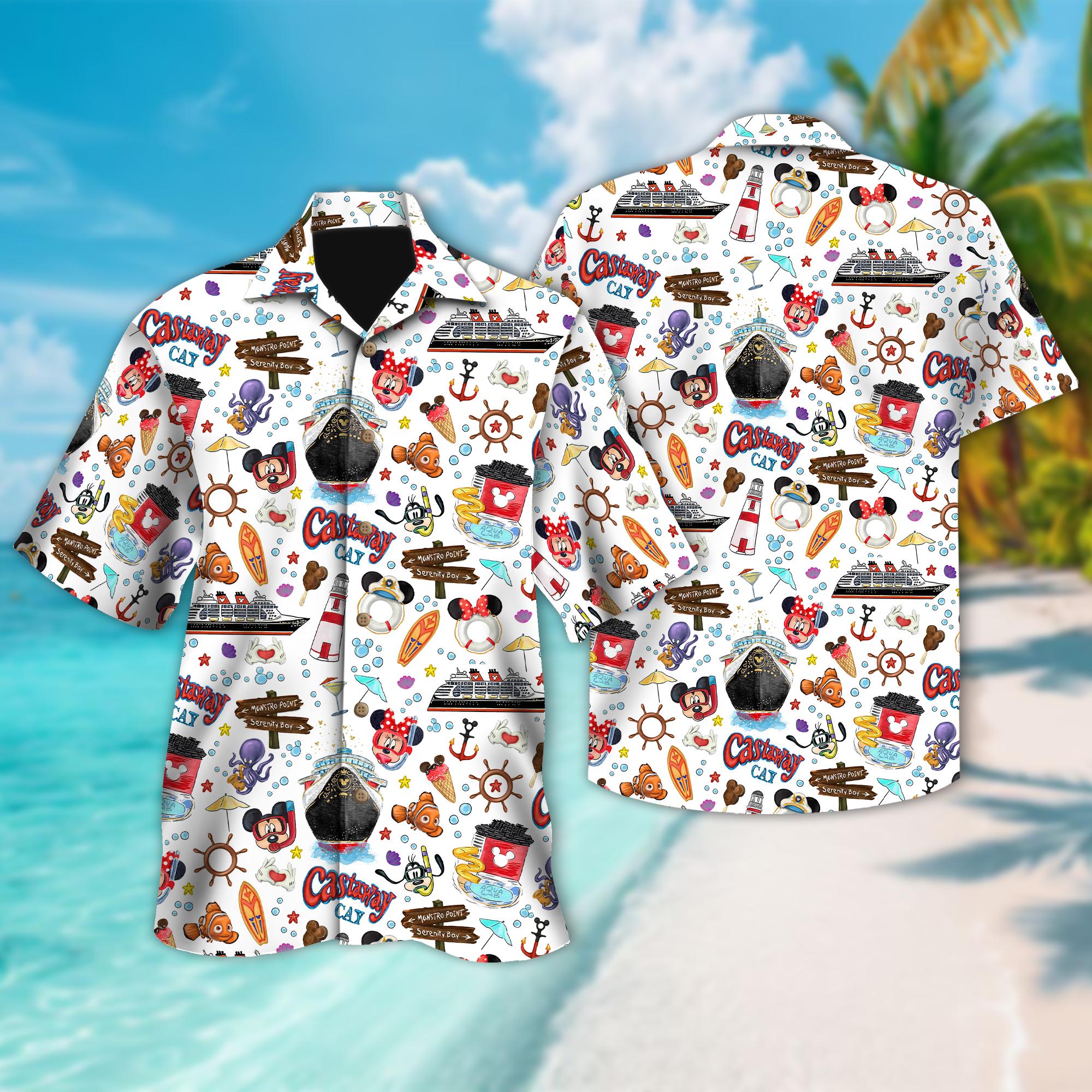 Discover Disney Mickey Mouse Hawaii Shirt, Mickey Cruise Hawaiian Shirt, Disney Trip Hawaii Shirt, Minnie Mouse Hawaii Shirt, Disney Cruises Shirt