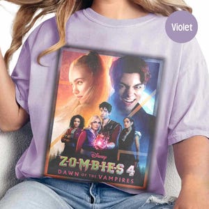 Disney Movie Season 4 Comfort Color Shirt, Disney Poster 2025 Printed Tee, Zed and Addison, Victor and Nova, Disney Family Vacation Tee