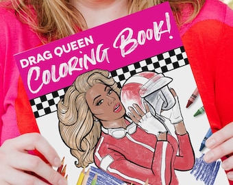 Drag Queen Adult Coloring Book | Unofficial Fan Book | Drag Fan