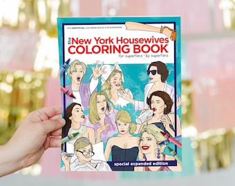 RHONY Real Housewives of New York Adult Coloring Book | RHONY Coloring Books | Bravo Fan Gift