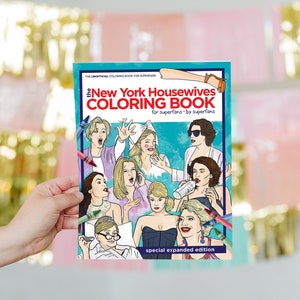 RHONY Real Housewives of New York Adult Coloring Book | RHONY Coloring Books | Bravo Fan Gift