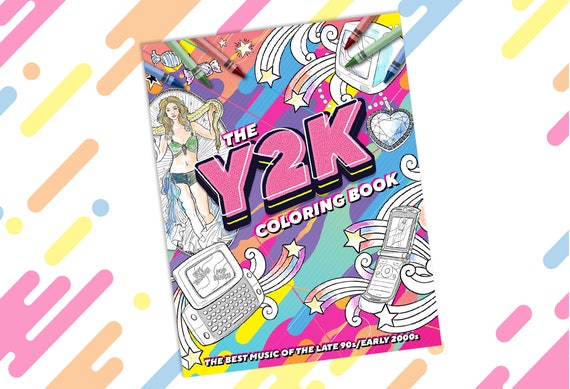 Best of Y2K Pop Music Adult Coloring Book Coloring Books Fan Gift 