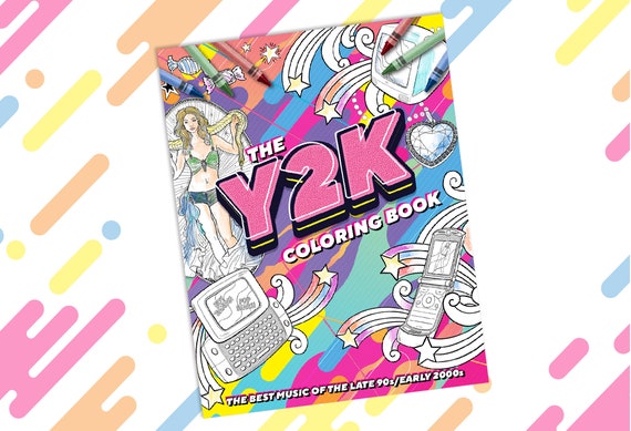 Best of Y2K Pop Music Adult Coloring Book Coloring Books Fan Gift