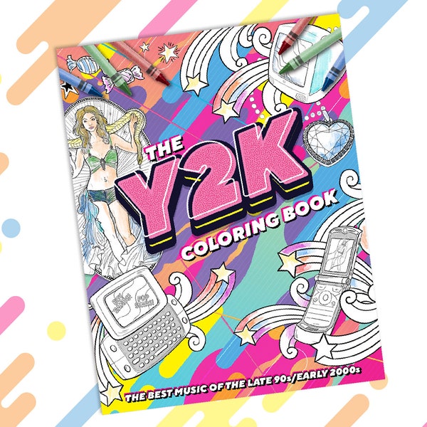 Best of Y2K Pop Music Adult Coloring Book | Coloring Books | Fan Gift