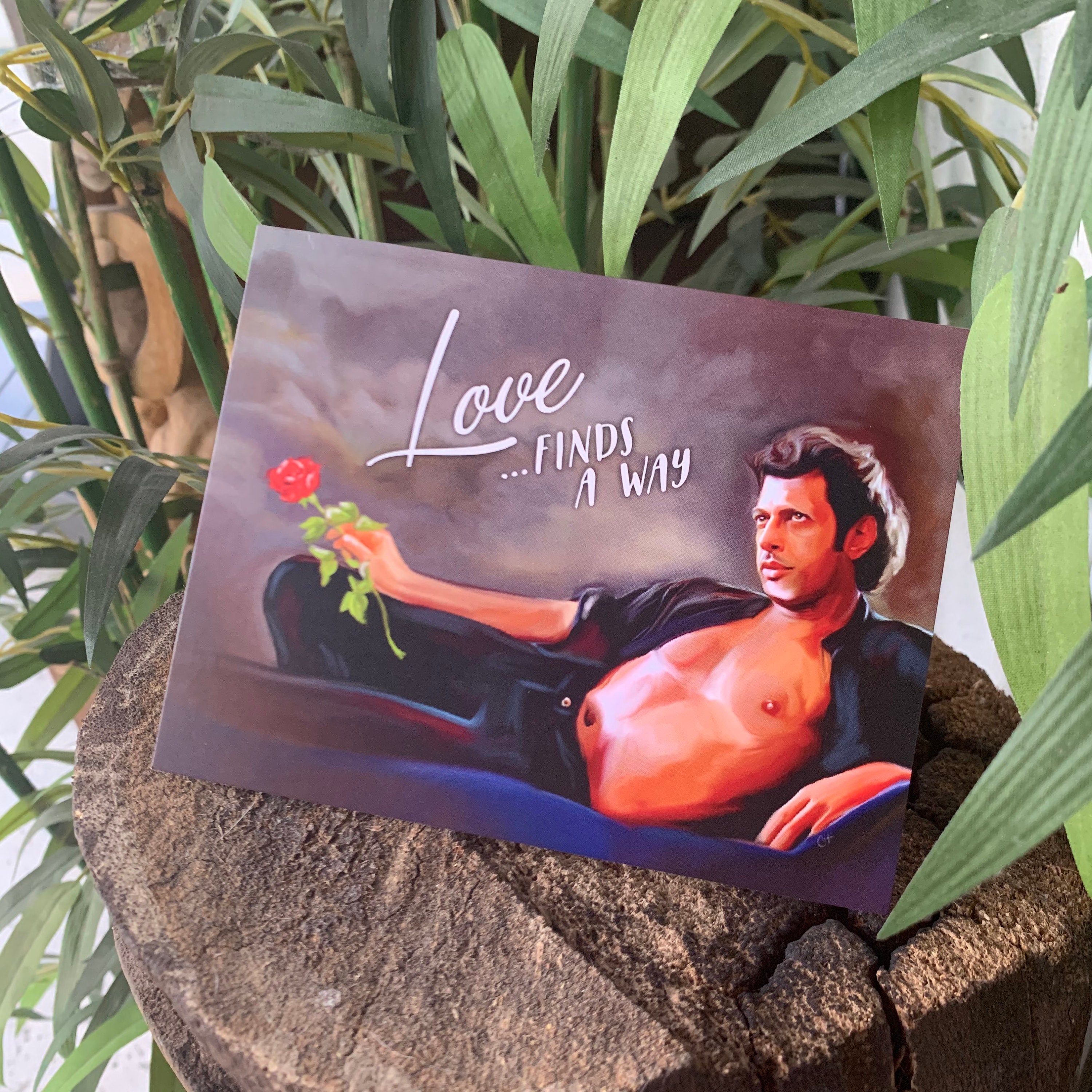 Jeff Goldblum Jurassic Park Sexy Greeting Card - Love Anniversary Jus…