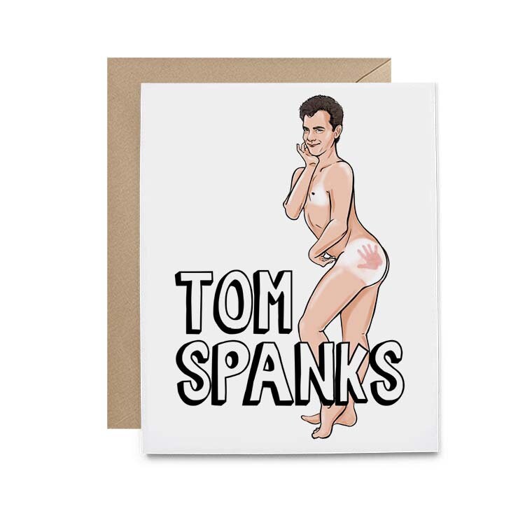 Birthday Spank Card image