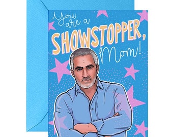 Paul Hollywood Bakeoff Mom Greeting Card | Mother's Day