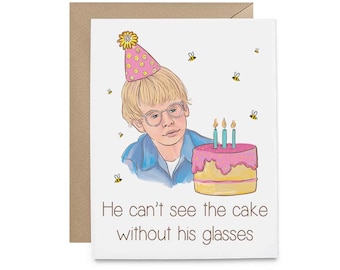 Thomas J Birthday Greeting Card My Girl Pop Culture 90s Fan