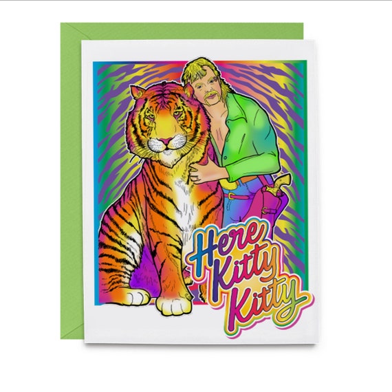 Joe Exotic Tiger King Greeting Card Pop Culture Reality TV Gift
