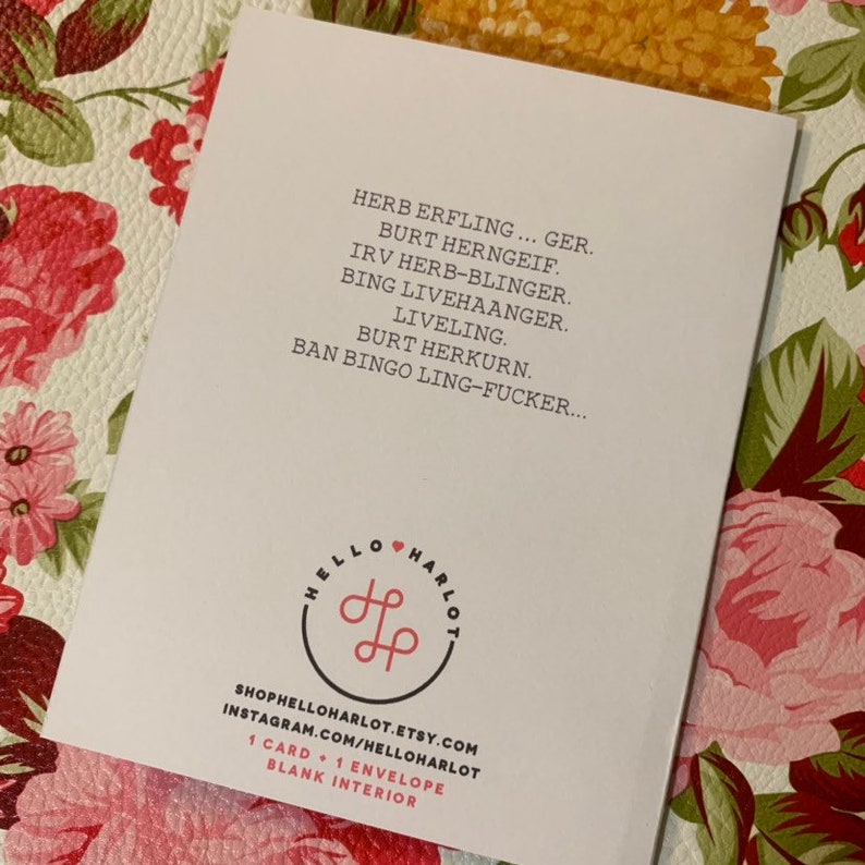 BIRTHDAY Schitty parody Moira wine Greeting Card image 2