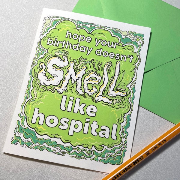 Real Housewives | Salt Lake City | Hospital Smell RHOSLC Greeting Card