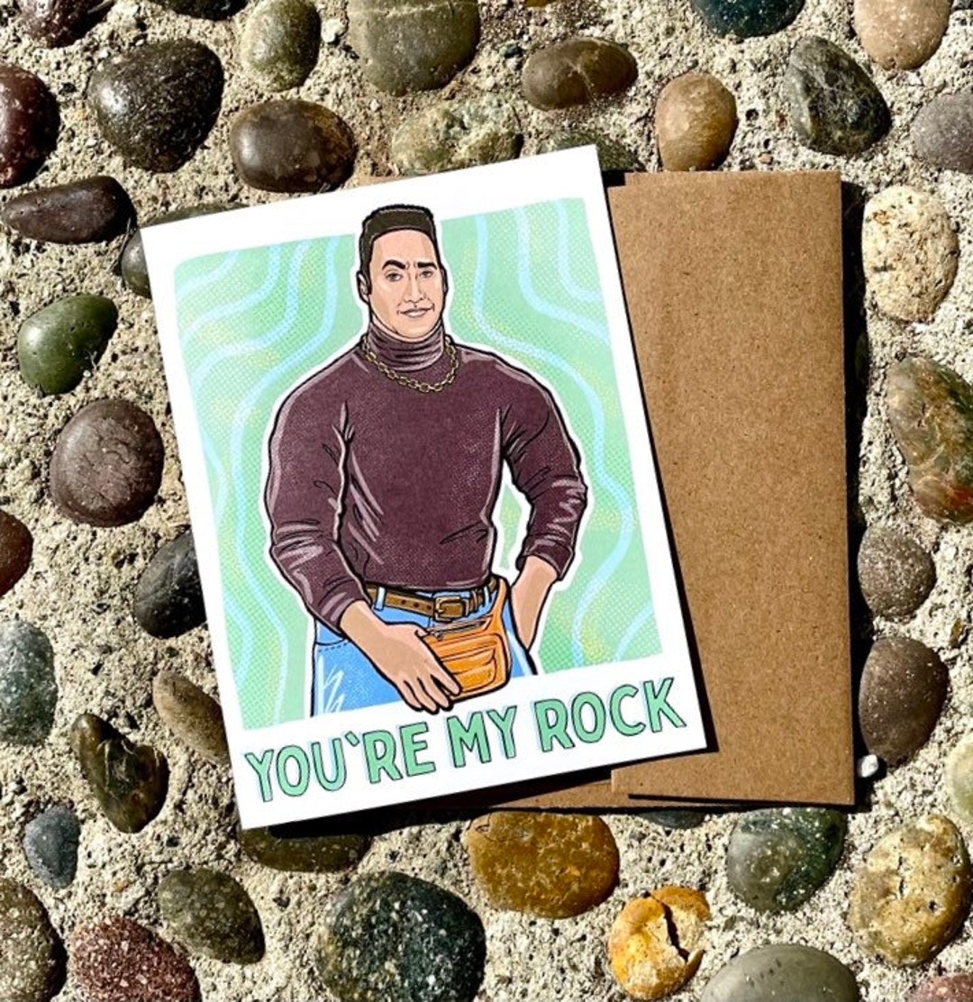 Youre My Rock Greeting Card All Occasions Birthday Card Etsy UK