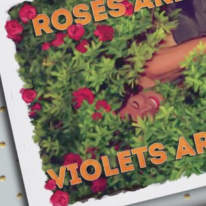 Real Housewives of New York Countess LuAnn de Lesseps Fall in the Bushes Drunk Card RHONY Greeting Card image 2