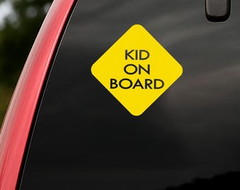 Adesivi riflettenti in vinile personalizzati con scritta "Baby on Board", per la casa, decorazioni per auto