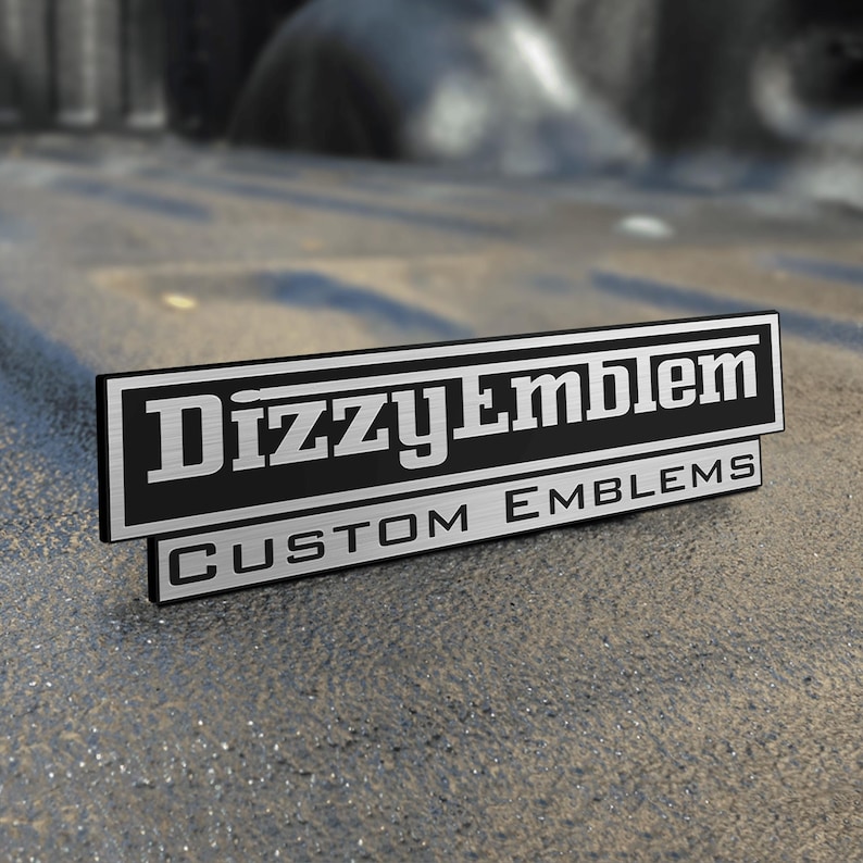 Drizzy Emblems Car Emblem Limited With Fake Metal Finish, Acrylic Automotive Badge ...