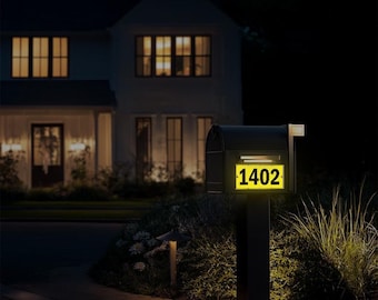 Custom Mailbox Numbers Reflective Vinyl Decals Stickers House, Decals Decor for Car