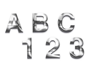 Customized Emblem Metal Chrome Adhesive Letters & Numbers Signs, Badge for Truck Motorbike Boat Car