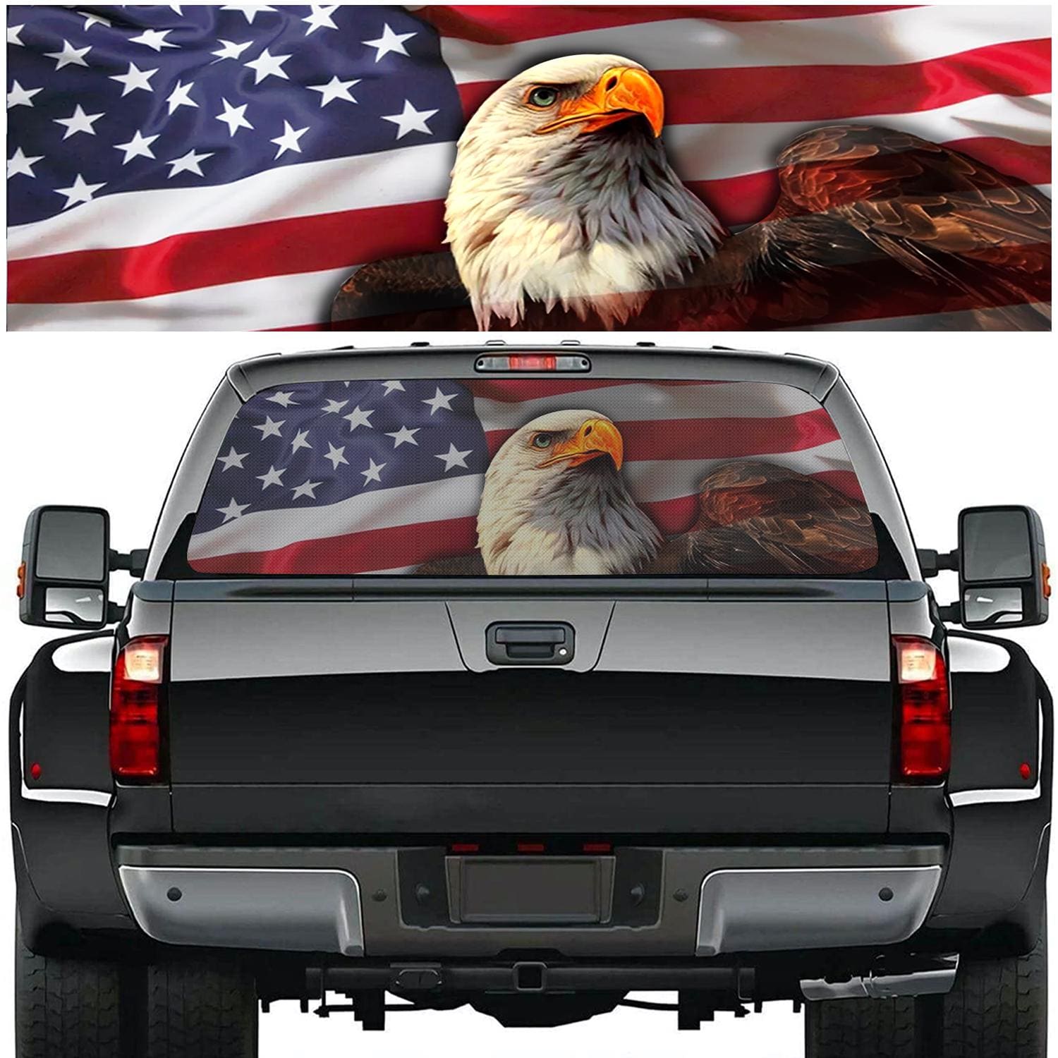 Truck american flag sticker - Etsy 日本