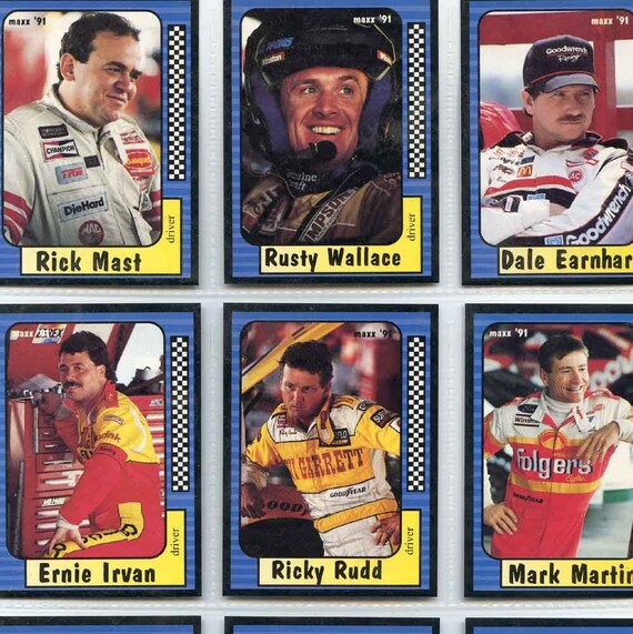 RARE MAXX Racing Box Boxed Complete Set of Nascar Cards 1991 