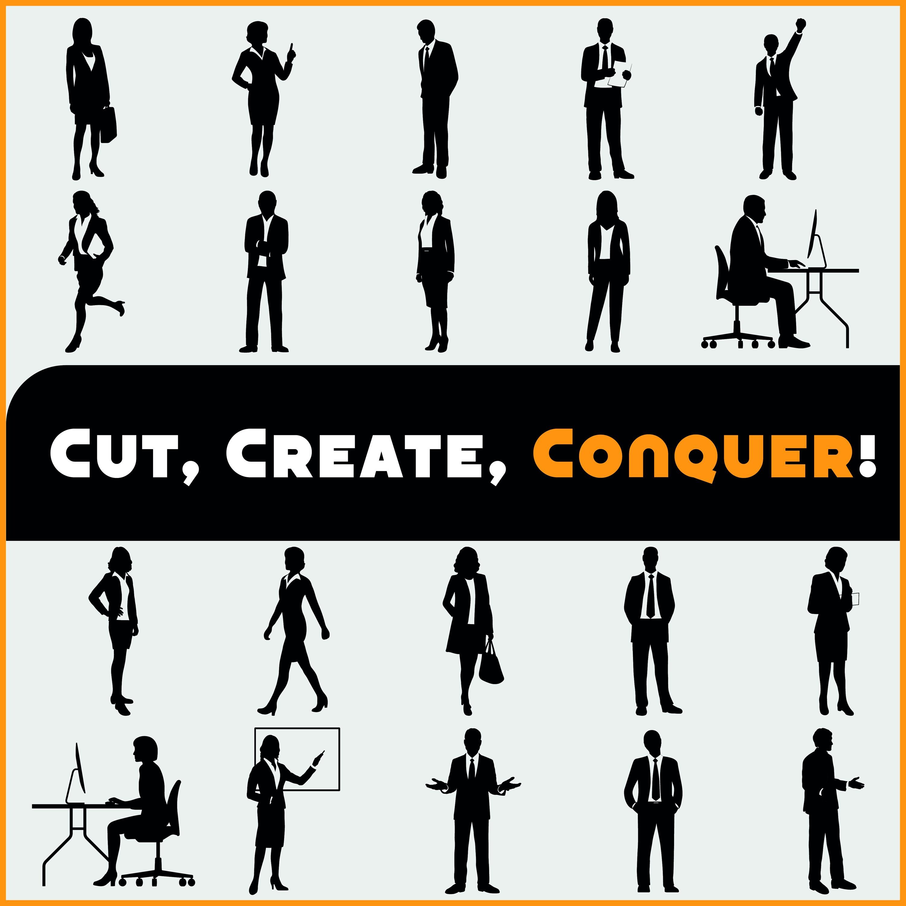 Work Silhouette SVG Bundle | Office, Business, and Career Icons, Work ...