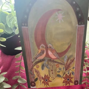 liebevoll handgefertigte Aquarell Karte aus hochwertigem Papier .Karten zum Feiern der Liebe, Liebe & Zuneigung, romantische Grußkarte für jeden Anlass