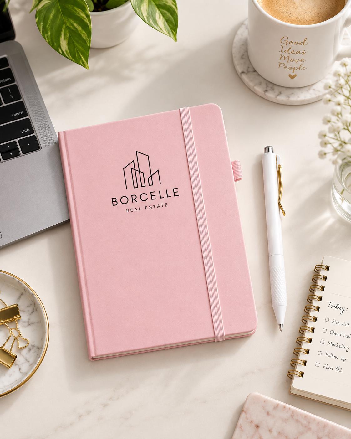 Branded Company Notebook, Custom Logo Notebook, Personalized Business ...